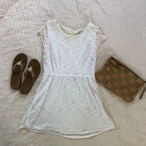 GAP White Lace Mini Dress